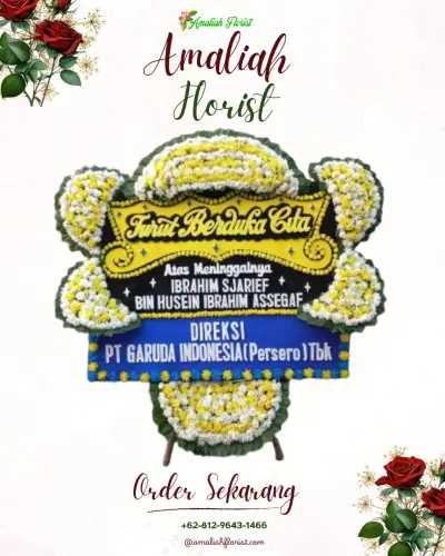 Papan Bunga Duka di Kandang Mas