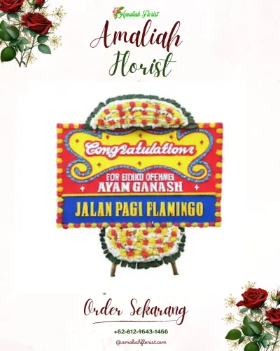 Bunga Papan Congratulation di Kandang Mas